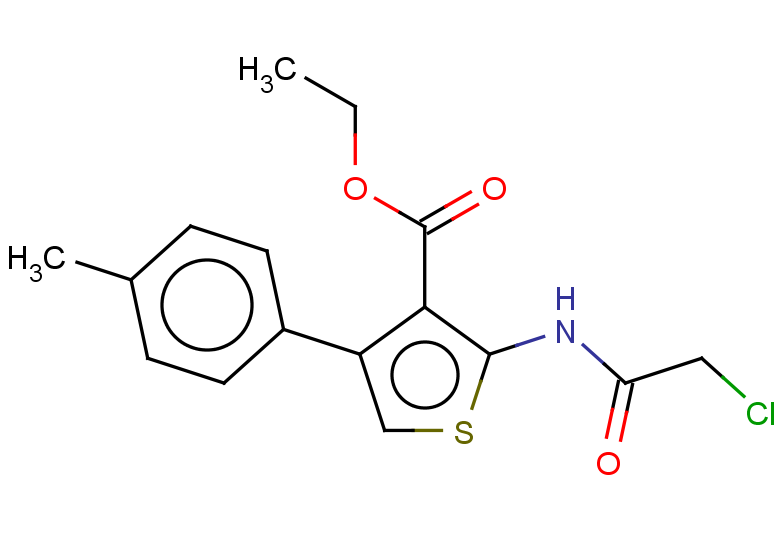ethyl 2-(2-chloroacetamido)-4-(4-methylphenyl)thiophene-3-carboxylate