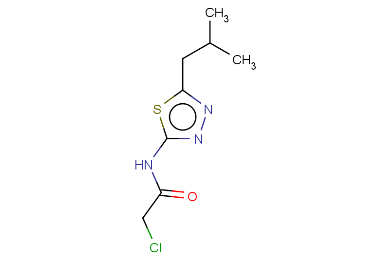 2-chloro-N-[5-(2-methylpropyl)-1,3,4-thiadiazol-2-yl]acetamide