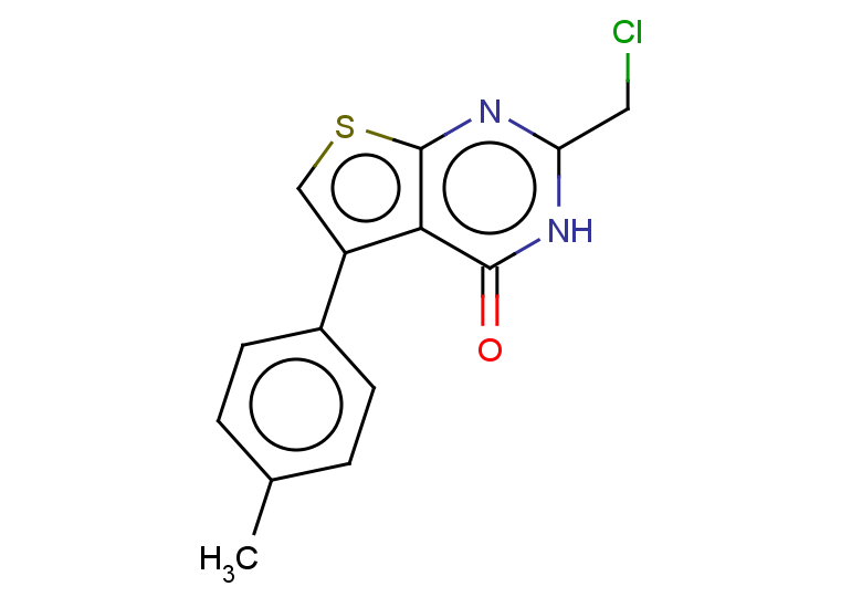 2-(chloromethyl)-5-(4-methylphenyl)-3H,4H-thieno[2,3-d]pyrimidin-4-one