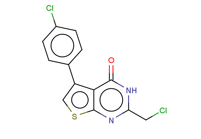 2-(chloromethyl)-5-(4-chlorophenyl)-3H,4H-thieno[2,3-d]pyrimidin-4-one