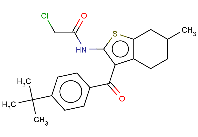 N-[3-(4-tert-butylbenzoyl)-6-methyl-4,5,6,7-tetrahydro-1-benzothiophen-2-yl]-2-chloroacetamide