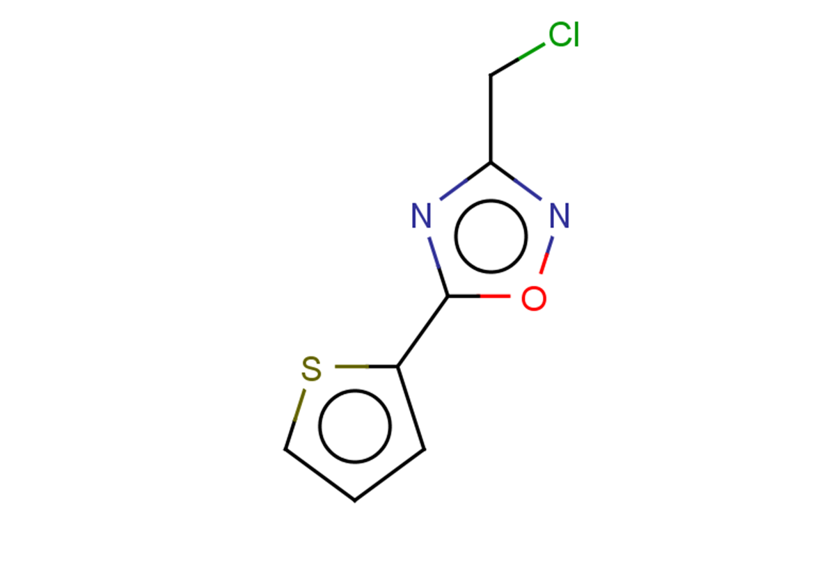 3-(chloromethyl)-5-(thiophen-2-yl)-1,2,4-oxadiazole