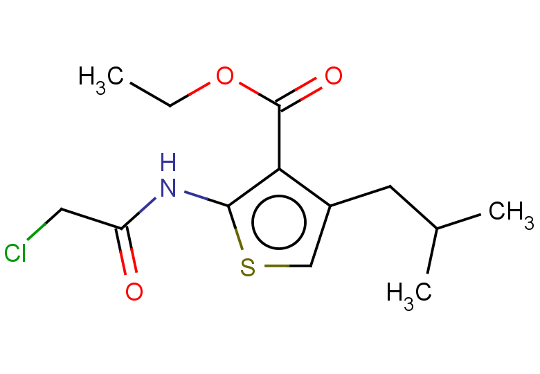 ethyl 2-(2-chloroacetamido)-4-(2-methylpropyl)thiophene-3-carboxylate