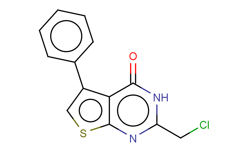 2-(chloromethyl)-5-phenyl-3H,4H-thieno[2,3-d]pyrimidin-4-one