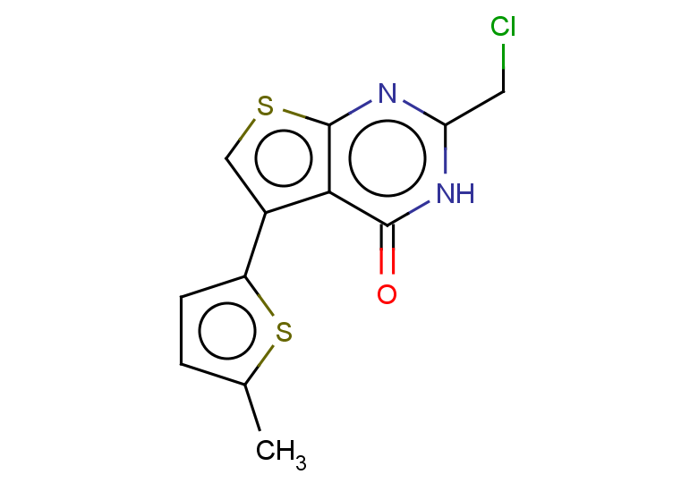 2-(chloromethyl)-5-(5-methylthiophen-2-yl)-3H,4H-thieno[2,3-d]pyrimidin-4-one