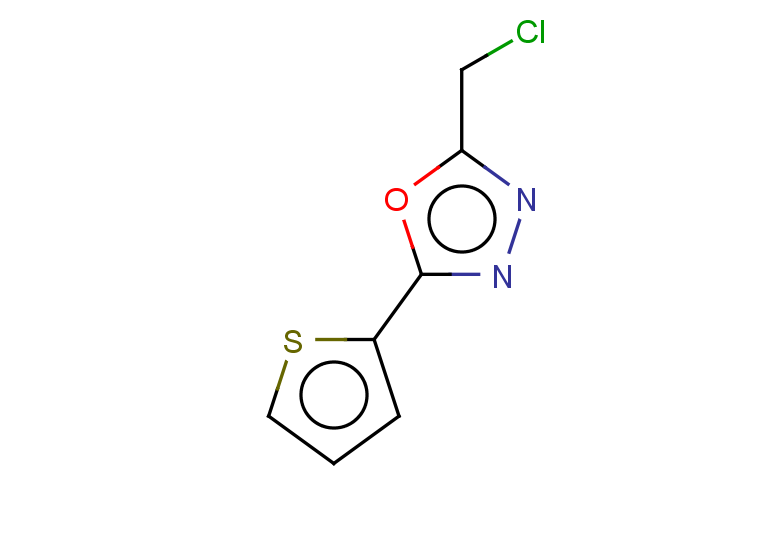 2-(chloromethyl)-5-(thiophen-2-yl)-1,3,4-oxadiazole