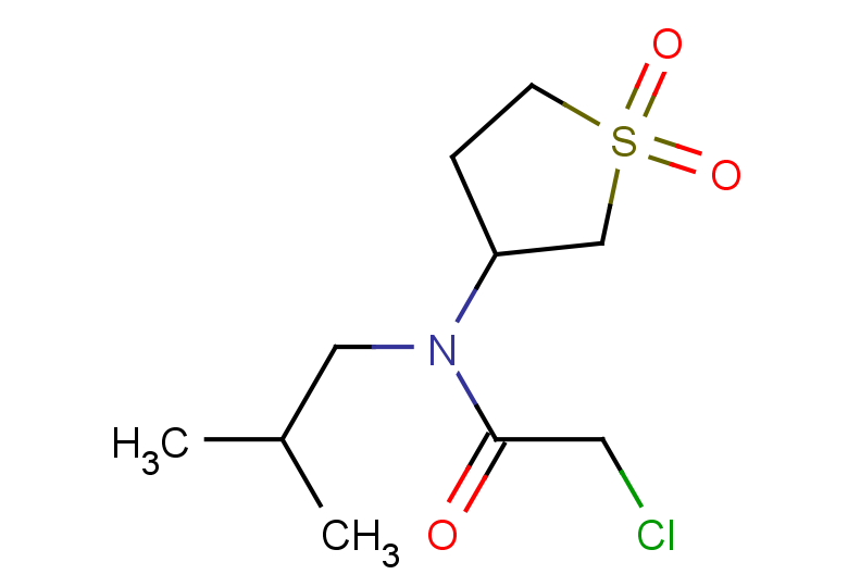 2-chloro-N-(1,1-dioxo-1lambda6-thiolan-3-yl)-N-(2-methylpropyl)acetamide