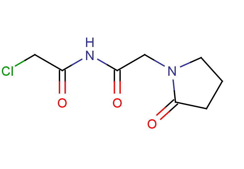 N-(2-chloroacetyl)-2-(2-oxopyrrolidin-1-yl)acetamide