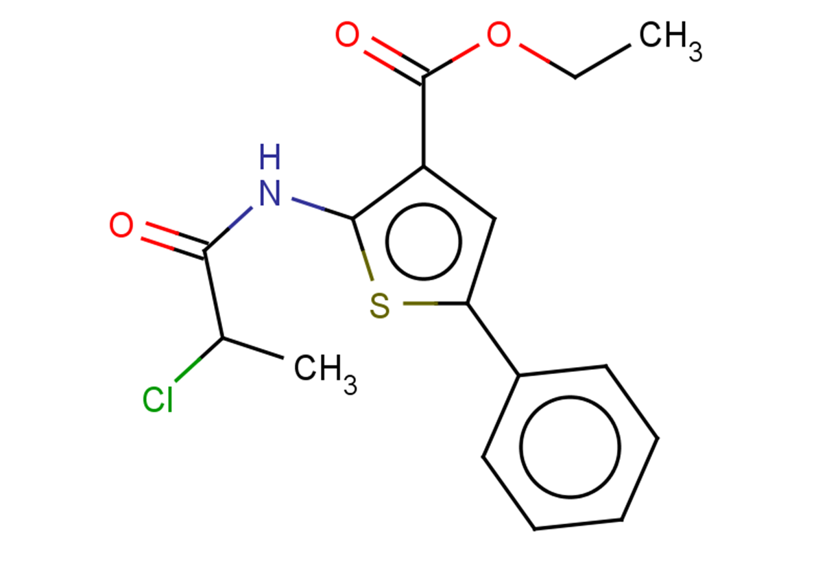 ethyl 2-(2-chloropropanamido)-5-phenylthiophene-3-carboxylate