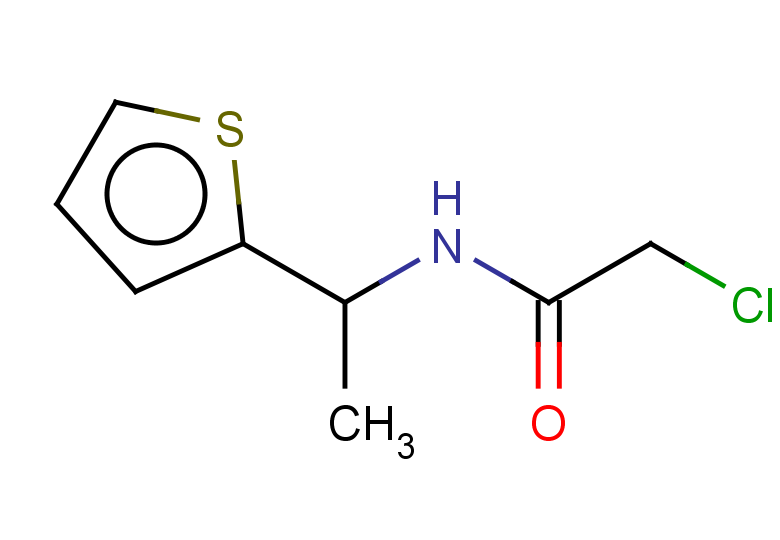 2-chloro-N-[1-(thiophen-2-yl)ethyl]acetamide