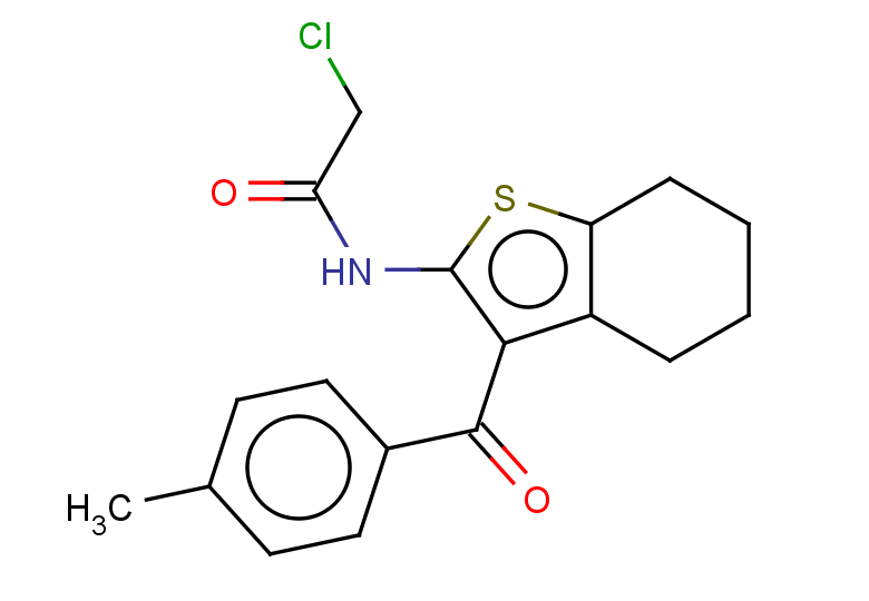 2-chloro-N-[3-(4-methylbenzoyl)-4,5,6,7-tetrahydro-1-benzothiophen-2-yl]acetamide