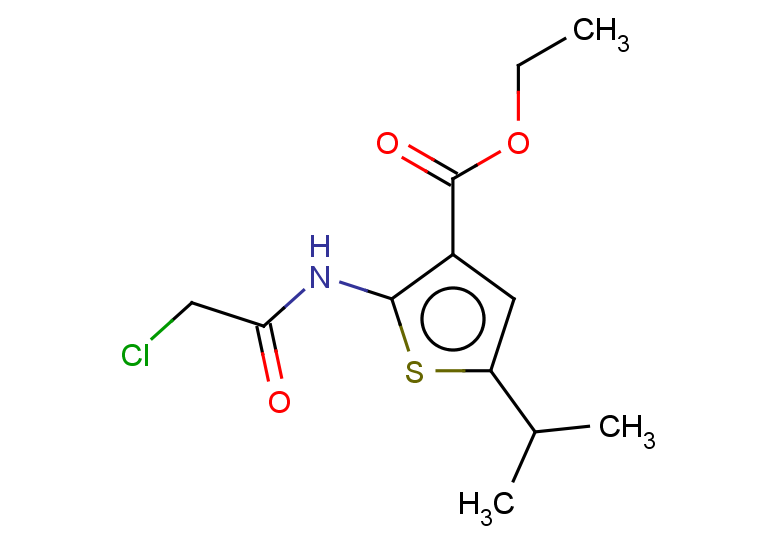 ethyl 2-(2-chloroacetamido)-5-(propan-2-yl)thiophene-3-carboxylate
