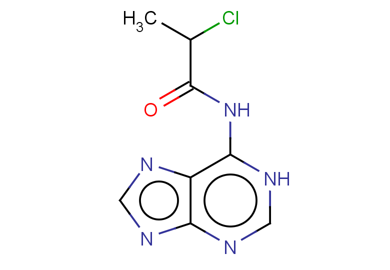 2-chloro-N-(1H-purin-6-yl)propanamide