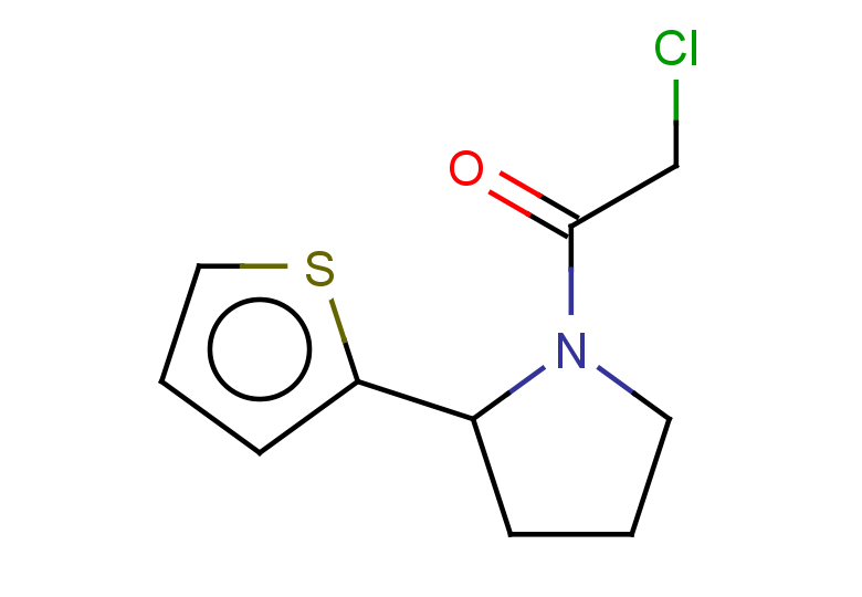 2-chloro-1-[2-(thiophen-2-yl)pyrrolidin-1-yl]ethan-1-one