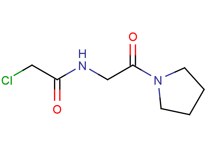 2-chloro-N-[2-oxo-2-(pyrrolidin-1-yl)ethyl]acetamide