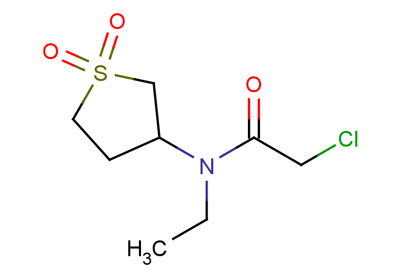 2-chloro-N-(1,1-dioxo-1lambda6-thiolan-3-yl)-N-ethylacetamide