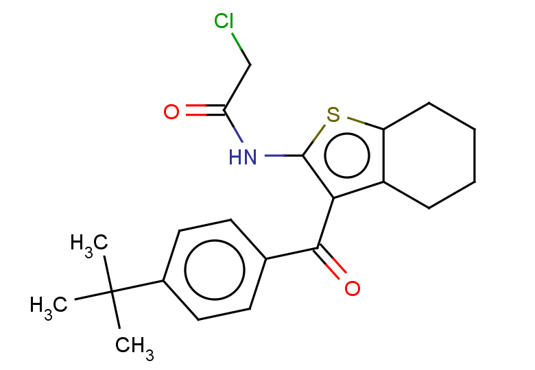 N-[3-(4-tert-butylbenzoyl)-4,5,6,7-tetrahydro-1-benzothiophen-2-yl]-2-chloroacetamide