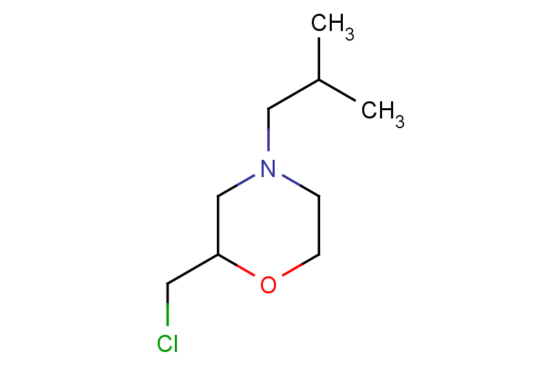 2-(chloromethyl)-4-(2-methylpropyl)morpholine