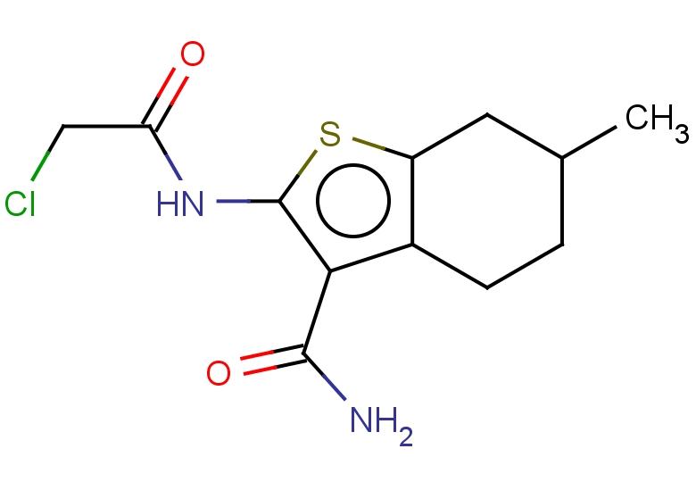2-(2-chloroacetamido)-6-methyl-4,5,6,7-tetrahydro-1-benzothiophene-3-carboxamide