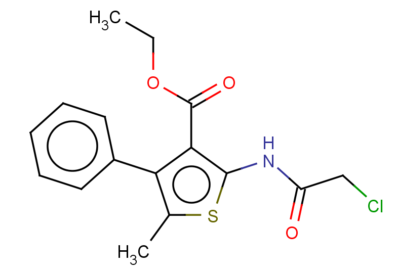 ethyl 2-(2-chloroacetamido)-5-methyl-4-phenylthiophene-3-carboxylate