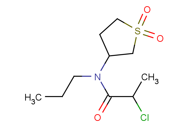 2-chloro-N-(1,1-dioxo-1lambda6-thiolan-3-yl)-N-propylpropanamide