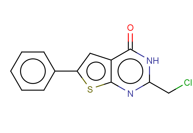 2-(chloromethyl)-6-phenyl-3H,4H-thieno[2,3-d]pyrimidin-4-one