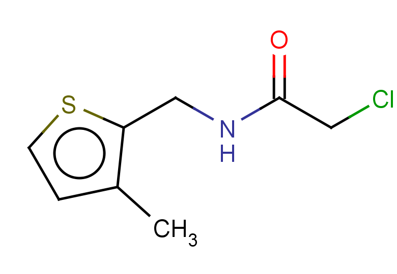 2-chloro-N-[(3-methylthiophen-2-yl)methyl]acetamide