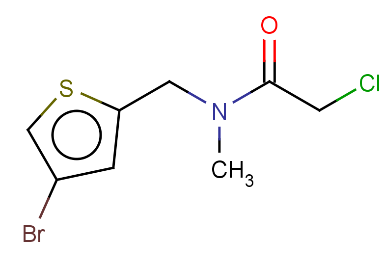 N-[(4-bromothiophen-2-yl)methyl]-2-chloro-N-methylacetamide