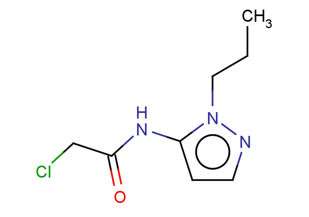 2-chloro-N-(1-propyl-1H-pyrazol-5-yl)acetamide