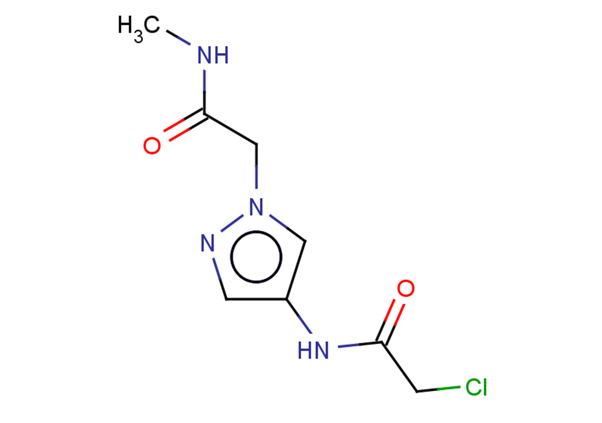2-chloro-N-{1-[(methylcarbamoyl)methyl]-1H-pyrazol-4-yl}acetamide