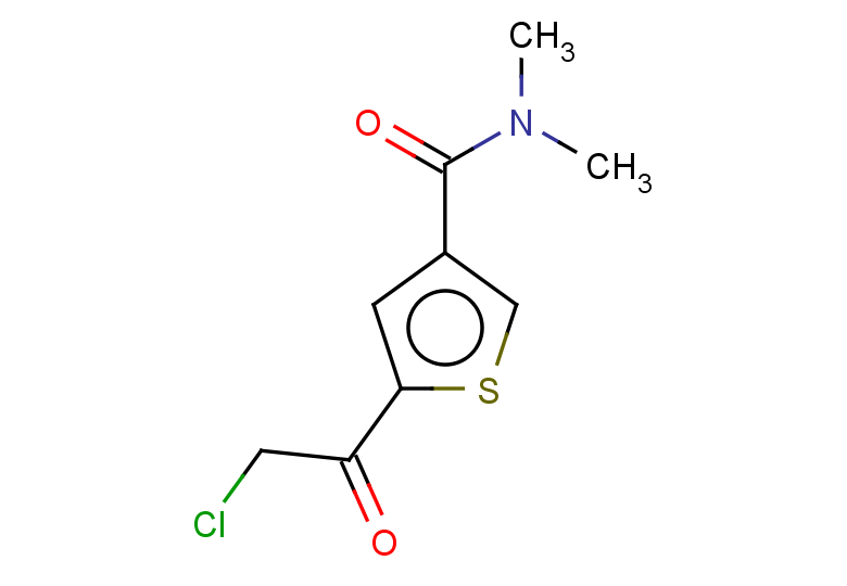 5-(2-chloroacetyl)-N,N-dimethylthiophene-3-carboxamide