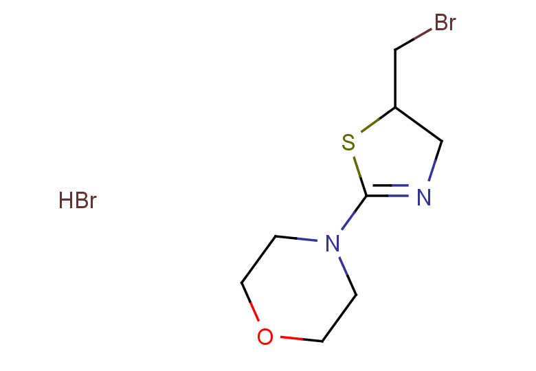 4-[5-(bromomethyl)-4,5-dihydro-1,3-thiazol-2-yl]morpholine hydrobromide