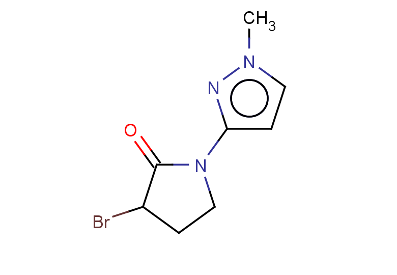 3-bromo-1-(1-methyl-1H-pyrazol-3-yl)pyrrolidin-2-one