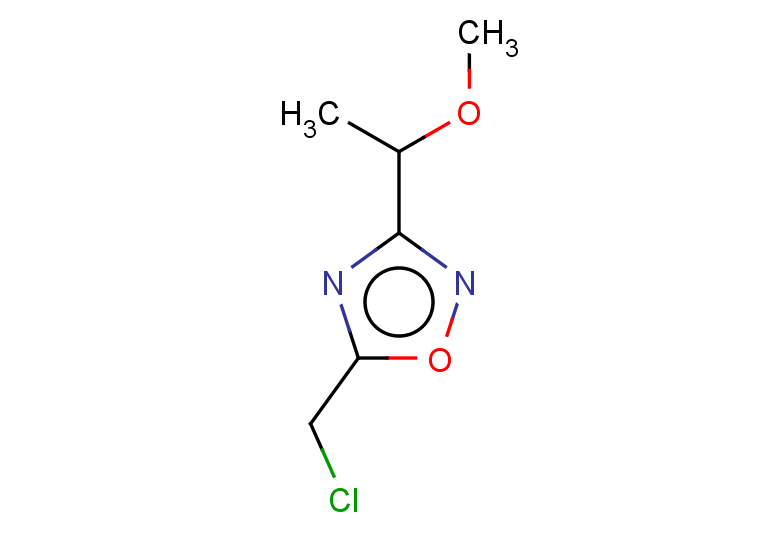 5-(chloromethyl)-3-(1-methoxyethyl)-1,2,4-oxadiazole