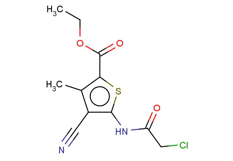 ethyl 5-(2-chloroacetamido)-4-cyano-3-methylthiophene-2-carboxylate