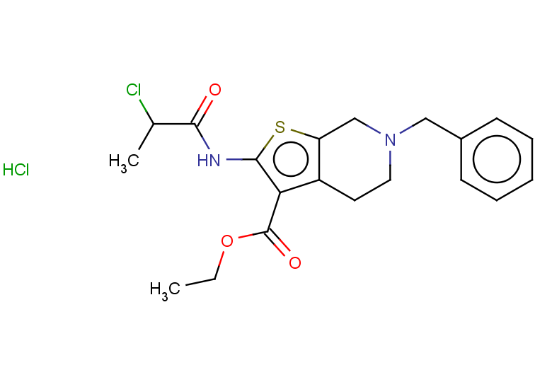 ethyl 6-benzyl-2-(2-chloropropanamido)-4H,5H,6H,7H-thieno[2,3-c]pyridine-3-carboxylate hydrochloride