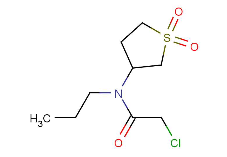 2-chloro-N-(1,1-dioxo-1lambda6-thiolan-3-yl)-N-propylacetamide