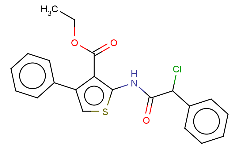 ethyl 2-(2-chloro-2-phenylacetamido)-4-phenylthiophene-3-carboxylate