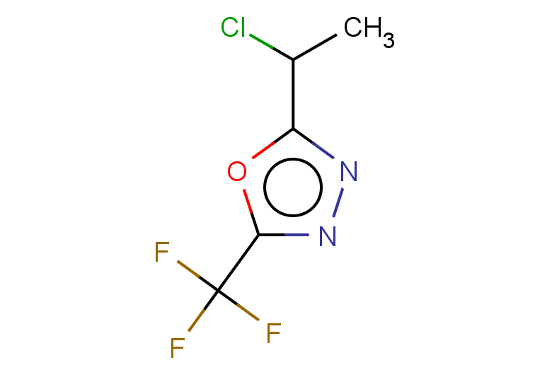 2-(1-chloroethyl)-5-(trifluoromethyl)-1,3,4-oxadiazole