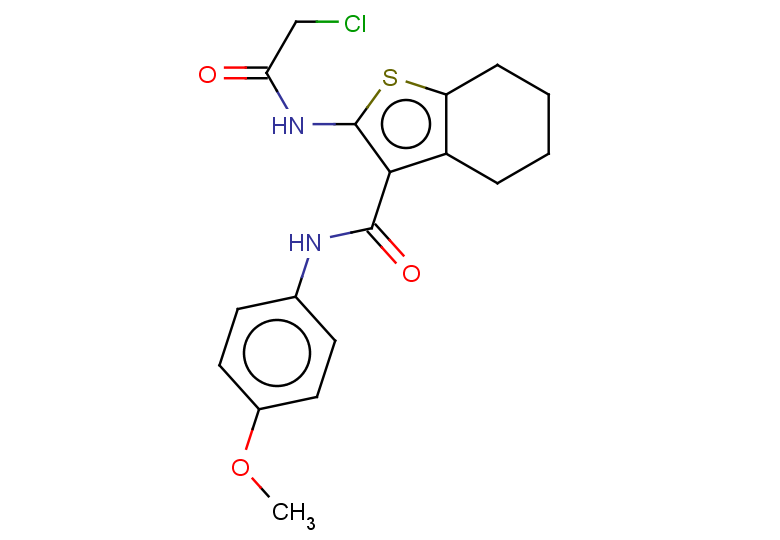 2-(2-chloroacetamido)-N-(4-methoxyphenyl)-4,5,6,7-tetrahydro-1-benzothiophene-3-carboxamide