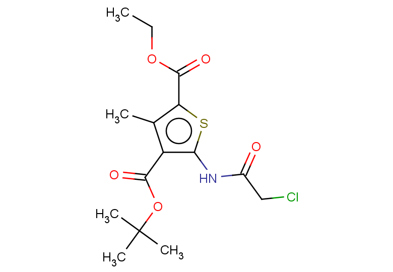 4-tert-butyl 2-ethyl 5-(2-chloroacetamido)-3-methylthiophene-2,4-dicarboxylate