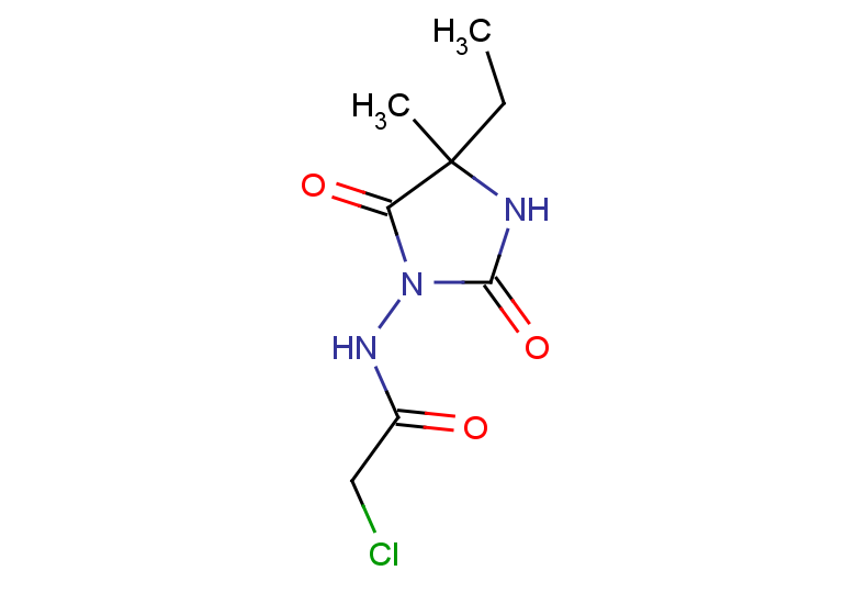2-chloro-N-(4-ethyl-4-methyl-2,5-dioxoimidazolidin-1-yl)acetamide