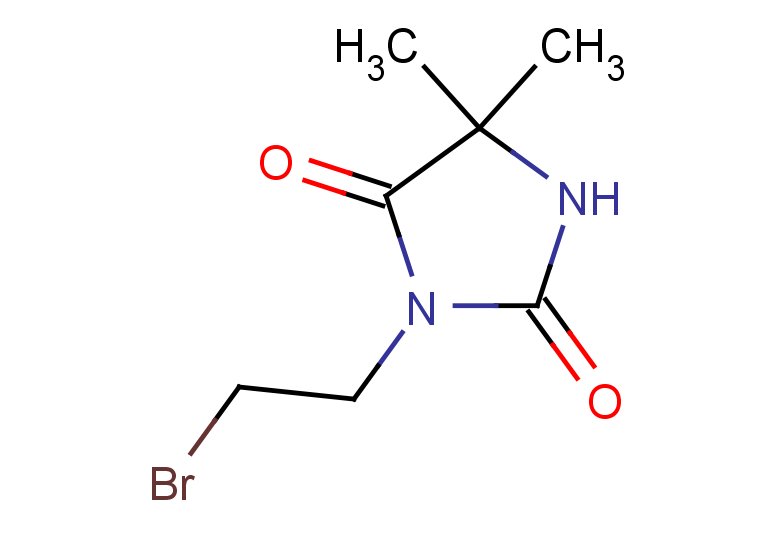 3-(2-bromoethyl)-5,5-dimethylimidazolidine-2,4-dione