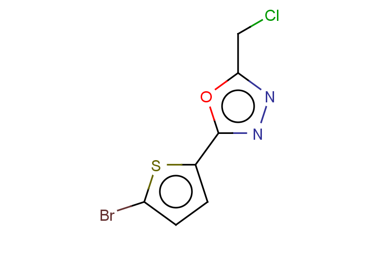 2-(5-bromothiophen-2-yl)-5-(chloromethyl)-1,3,4-oxadiazole