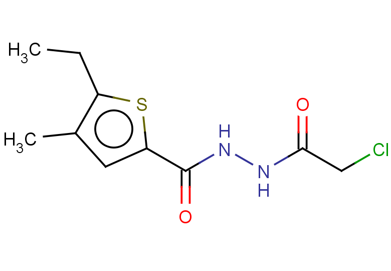 N'-(2-chloroacetyl)-5-ethyl-4-methylthiophene-2-carbohydrazide