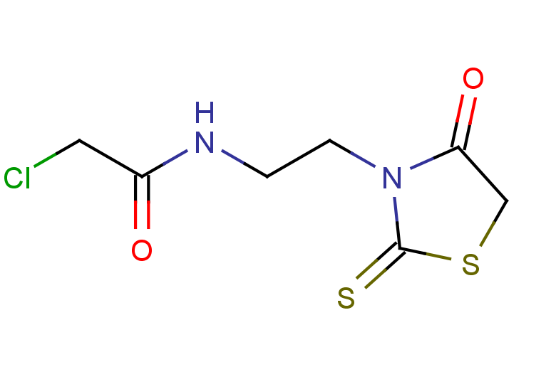 2-chloro-N-[2-(4-oxo-2-sulfanylidene-1,3-thiazolidin-3-yl)ethyl]acetamide