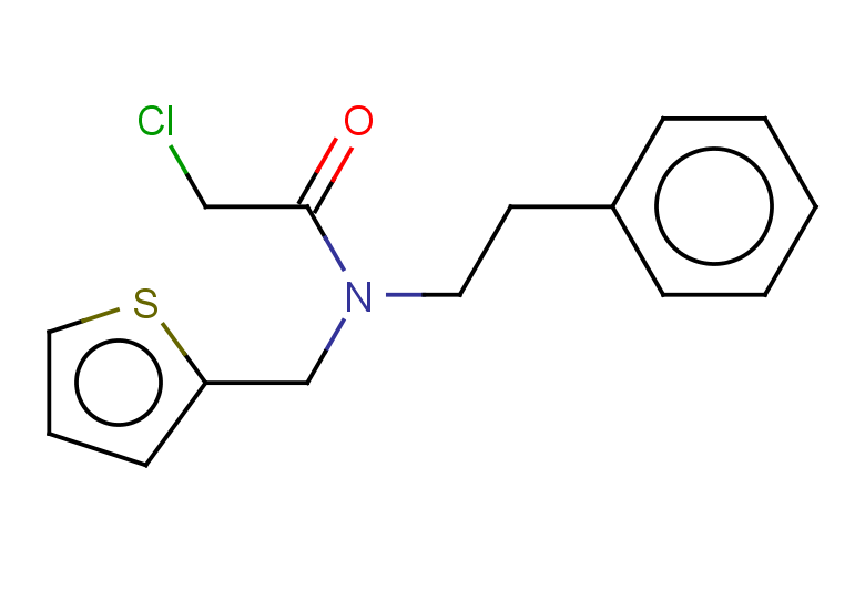 2-chloro-N-(2-phenylethyl)-N-(thiophen-2-ylmethyl)acetamide