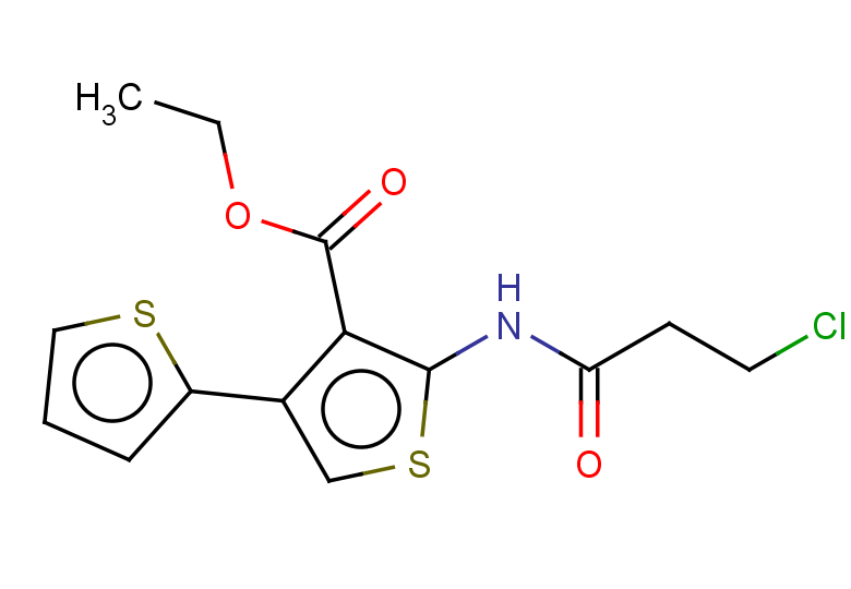 ethyl 2-(3-chloropropanamido)-4-(thiophen-2-yl)thiophene-3-carboxylate