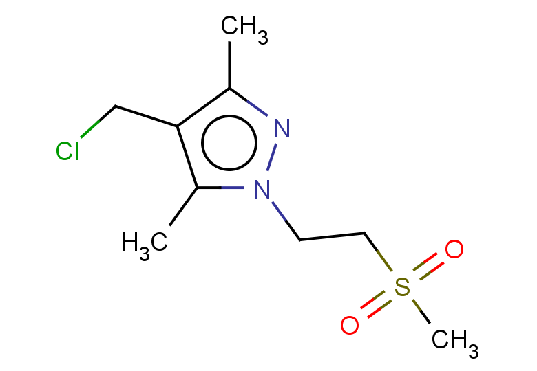 4-(chloromethyl)-1-(2-methanesulfonylethyl)-3,5-dimethyl-1H-pyrazole