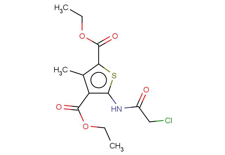 2,4-diethyl 5-(2-chloroacetamido)-3-methylthiophene-2,4-dicarboxylate